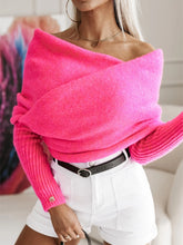 Load image into Gallery viewer, Long Sleeve Cropped Knit Top
