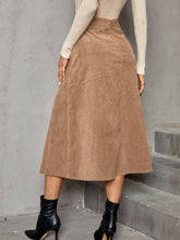 Load image into Gallery viewer, Solid High Waist Midi Skirt
