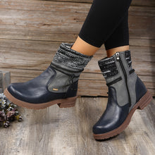 Load image into Gallery viewer, Side Zipper PU Leather Boots
