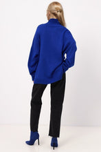 Load image into Gallery viewer, Basic Bae Side Slit Turtleneck Long Sleeve Sweater
