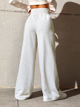 Load image into Gallery viewer, Honey Drawstring Elastic Waist Wide Leg Pants
