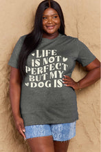 Load image into Gallery viewer, Simply Love Full Size Dog Slogan Graphic Cotton T-Shirt
