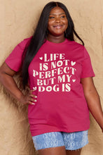 Load image into Gallery viewer, Simply Love Full Size Dog Slogan Graphic Cotton T-Shirt
