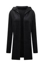 Load image into Gallery viewer, Open Front Longline Hooded Cardigan
