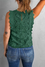 Load image into Gallery viewer, Lace V-Neck Tank
