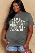 Load image into Gallery viewer, Simply Love Full Size Dog Slogan Graphic Cotton T-Shirt
