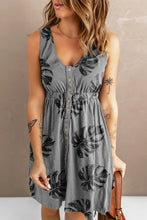 Load image into Gallery viewer, Printed Button Down Sleeveless Dress
