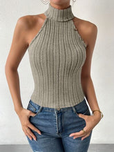 Load image into Gallery viewer, Grecian Neck Sweater Vest
