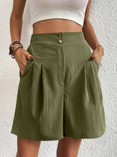 Load image into Gallery viewer, High Waist Shorts with Pockets
