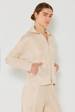 Load image into Gallery viewer, Marina West Swim Pleated Hood Jacket with 2 Way Zipper
