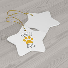 Load image into Gallery viewer, Pittsburgh Pets Collection!  Yinzer Dog Ceramic Ornament
