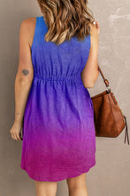 Load image into Gallery viewer, Printed Button Down Sleeveless Dress
