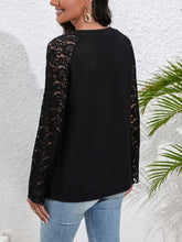 Load image into Gallery viewer, Half Button Raglan Sleeve Blouse
