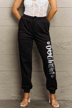 Load image into Gallery viewer, Simply Love Simply Love Full Size Drawstring DOG MAMA Graphic Long Sweatpants
