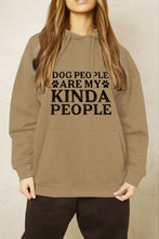 Load image into Gallery viewer, Simply Love Full Size Dog Paw Slogan Graphic Hoodie
