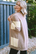 Load image into Gallery viewer, Cable-Knit Open Front Cardigan
