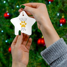 Load image into Gallery viewer, Pittsburgh Pets Collection!  Yinzer Dog Ceramic Ornament
