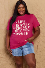 Load image into Gallery viewer, Simply Love Full Size Dog Slogan Graphic Cotton T-Shirt
