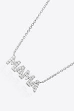 Load image into Gallery viewer, MAMA Zircon 925 Sterling Silver Necklace
