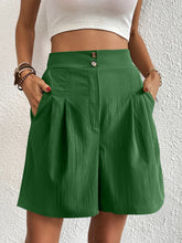 Load image into Gallery viewer, High Waist Shorts with Pockets
