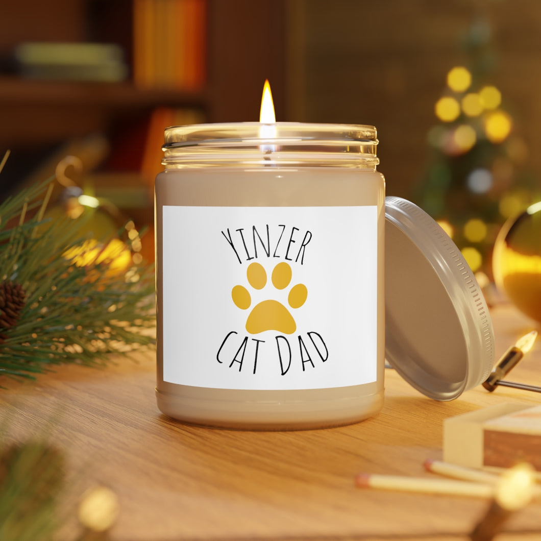 Pittsburgh Pets, Yinzer Cat Dad Scented Candles, 9oz