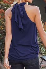 Load image into Gallery viewer, Tied Grecian Neck Tank
