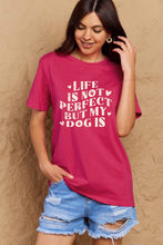 Load image into Gallery viewer, Simply Love Full Size Dog Slogan Graphic Cotton T-Shirt
