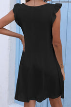 Load image into Gallery viewer, Butterfly Sleeve Round Neck Dress
