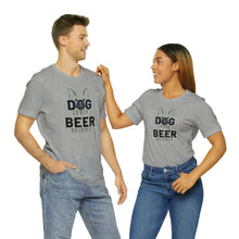 Load image into Gallery viewer, Barks ~N~ Brews Collection -Dog Lover, Beer Drinker, Unisex T-Shirt, Gifts for Him, Gifts for her, Animal Lover, Beer Lover
