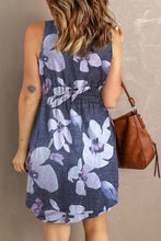 Load image into Gallery viewer, Printed Button Down Sleeveless Dress
