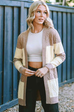 Load image into Gallery viewer, Cable-Knit Open Front Cardigan
