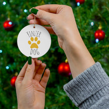 Load image into Gallery viewer, Pittsburgh Pets Collection!  Yinzer Dog Ceramic Ornament
