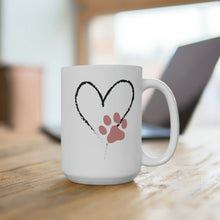Load image into Gallery viewer, Heart and Paw Mug
